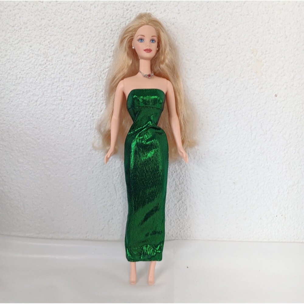 Holiday Celebration Barbie Doll Special 2001 Edition Redressed 4 Satin Gowns Lot